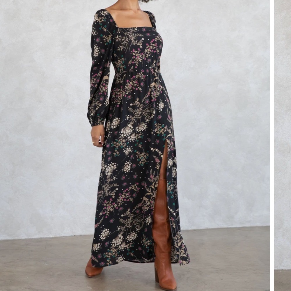 lovestitch rue maxi dress sz m NWT